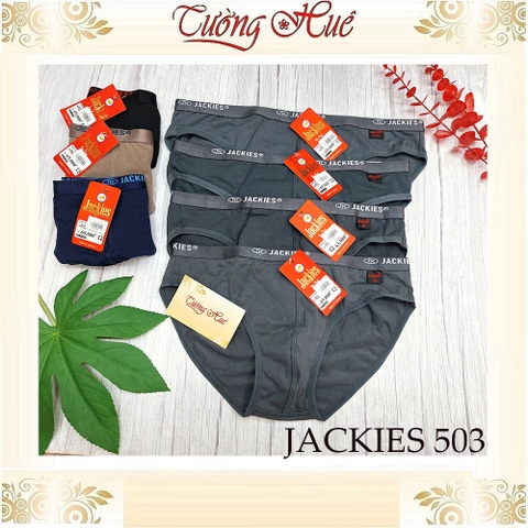 Quần Lót Nam Jackies 503 Bản Lưng Nhỏ Thời Trang Cotton Thun Co Dãn Thấm Hút