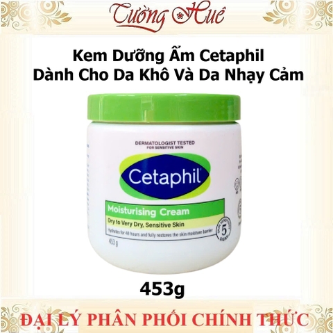 Kem Dưỡng Ẩm Cetaphil Moisturising Cream Dành Cho Da Khô Và Da Nhạy Cảm - 453g