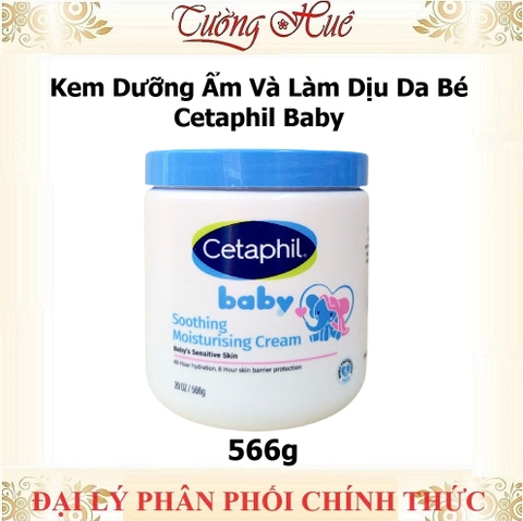 Kem Dưỡng Ẩm Và Làm Dịu Da Bé Cetaphil Baby Soothing Moisturising Cream - 566g
