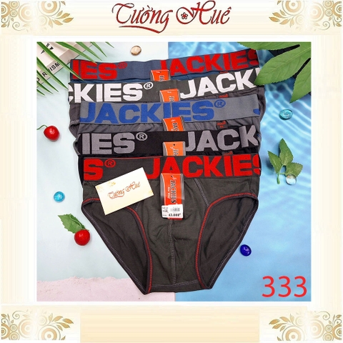 Quần Lót Nam Brief Tam Giác JACKIES 333 Bản Lưng Lớn Co Dãn Ôm Body