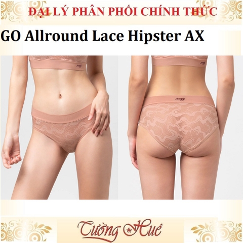 Quần lót nữ Triumph Sloggi GO Allround Lace Hipster AX Lưới Lưng Cao.