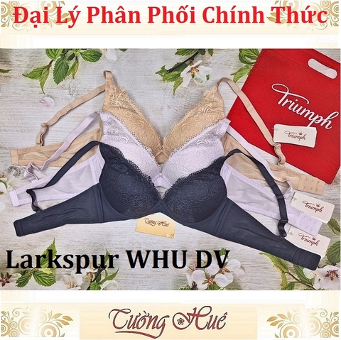 Áo lót nữ Triumph Simply Style Larkspur WHU DV nâng ren xẻ V sâu.