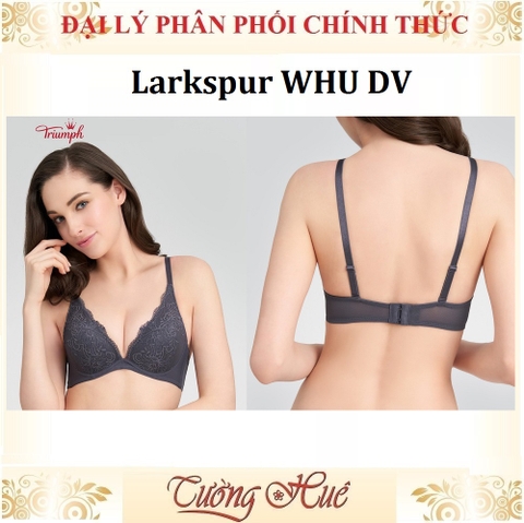 Áo lót nữ Triumph Simply Style Larkspur WHU DV nâng ren xẻ V sâu.