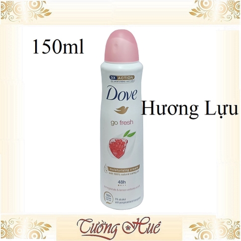 Xịt Khử Mùi Dove Nữ Anti-Perspirant - 150ml ( Nhiều mùi lựa chọn )