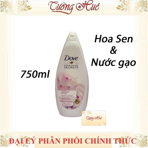 Sữa Tắm Dưỡng Ẩm Dove Nhiều Mùi - 750ml