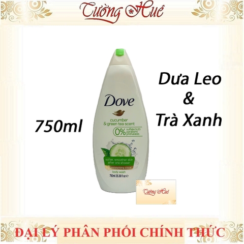 Sữa Tắm Dưỡng Ẩm Dove Nhiều Mùi - 750ml