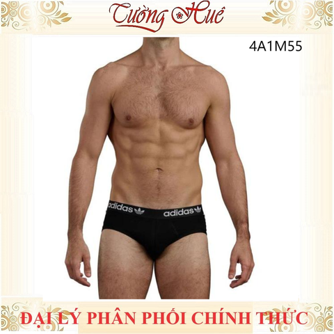 Quần Lót Nam Cotton Adidas 4A1M55 Mềm Mịn Thấm Hút (Form Quần lớn, khách nên lùi 2 size)