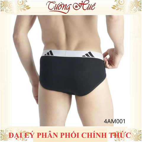 Quần Lót Nam Cotton Adidas 4AM001 Mềm Mịn Thấm Hút KiểuTối Giản (Form Quần lớn, khách nên lùi 2 size)