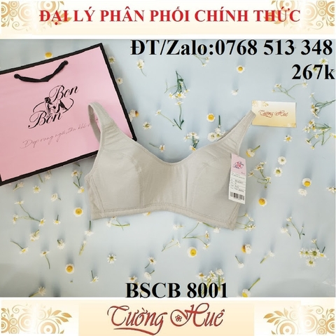 Áo lót nữ Bon Bon BSCB 8001 áo lót mút mỏng, không gọng dáng thể thao.