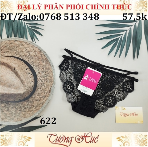 Quần lót nữ Zagu 622 ren lưng dây.