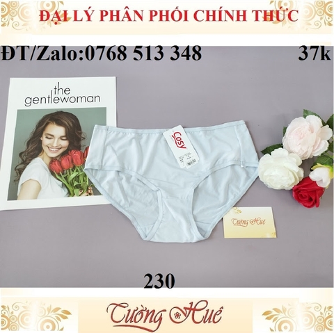Quần lót nữ Cosy HCE 230 trơn lưng cao.