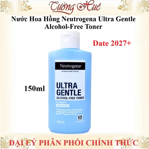 Nước Hoa Hồng Neutrogena Ultra Gentle Alcohol-Free Toner - 150ml
