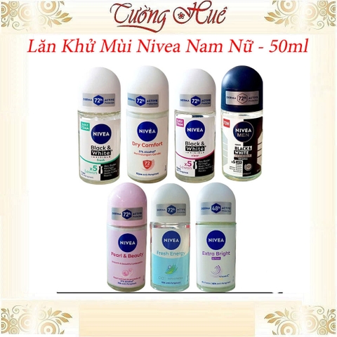 Lăn Khử Mùi Nivea Hàng Ngoại Đủ Loại - 50ml (Có lựa chọn)