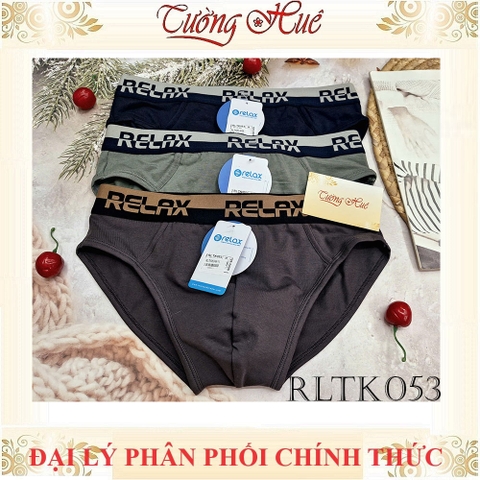 Quần Lót Nam RELAX RLTK053 Bông Cotton USA Thấm Hút Mềm Mịn Co Dãn Bản Lưng Vừa Thời Trang