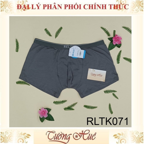 Quần Lót Nam relax Dạng Đùi Boxer Cotton Co Giãn 4 Chiều Form Ôm Gọn RLTK071.