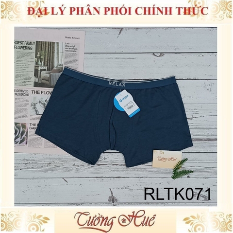 Quần Lót Nam relax Dạng Đùi Boxer Cotton Co Giãn 4 Chiều Form Ôm Gọn RLTK071.