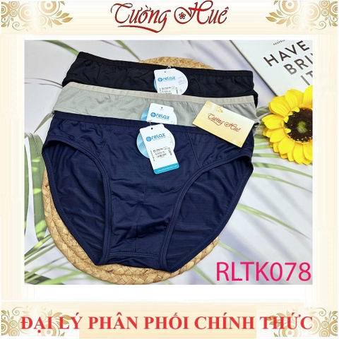 Quần Lót Nam Relax RLTK078 Thun Lạnh Bản Lưng Nhỏ Lỗ Thông Hơi Kháng Khuẩn Chống Sóng Từ