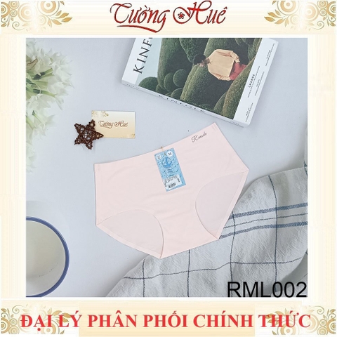 Quần Lót Nữ Su Trơn Không Đường May Lưng Vừa RML002.