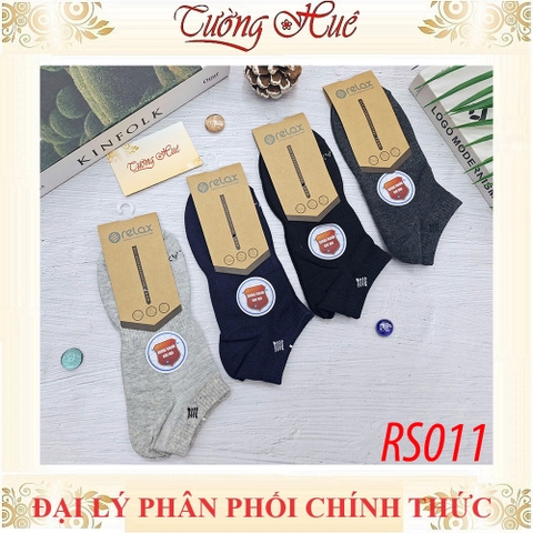 Vớ Nam Relax RS011 Cotton Co Giãn Cổ Thấp