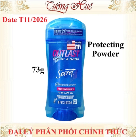 Lăn khử mùi Nữ Secret Clear Gel - 73g ( Nhiều mùi lựa chọn )