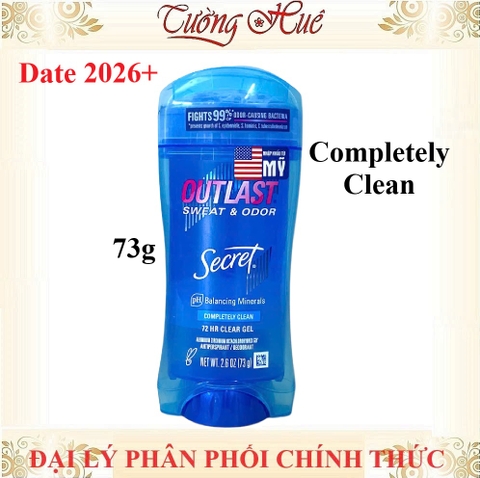 Lăn khử mùi Nữ Secret Clear Gel - 73g ( Nhiều mùi lựa chọn )