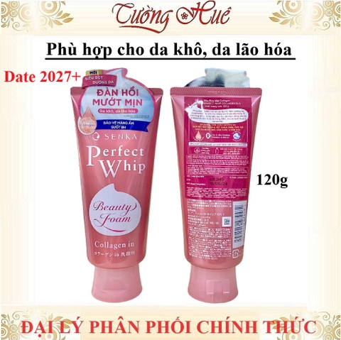 Sữa Rửa Mặt Senka Perfect Whip Nhiều Mùi (Có Lựa Chọn)