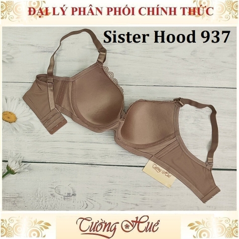 Áo lót nữ Thái Lan Sister Hood 937 Mút Mỏng Có Gọng Lưng Bảng To 3 Móc Cài.