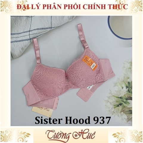 Áo lót nữ Thái Lan Sister Hood 937 Mút Mỏng Có Gọng Lưng Bảng To 3 Móc Cài.