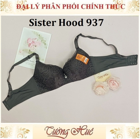 Áo lót nữ Thái Lan Sister Hood 937 Mút Mỏng Có Gọng Lưng Bảng To 3 Móc Cài.