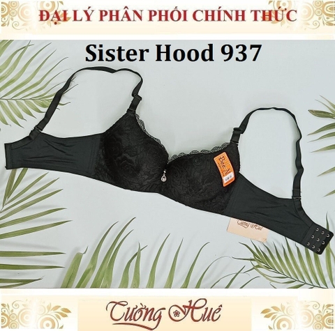 Áo lót nữ Thái Lan Sister Hood 937 Mút Mỏng Có Gọng Lưng Bảng To 3 Móc Cài.