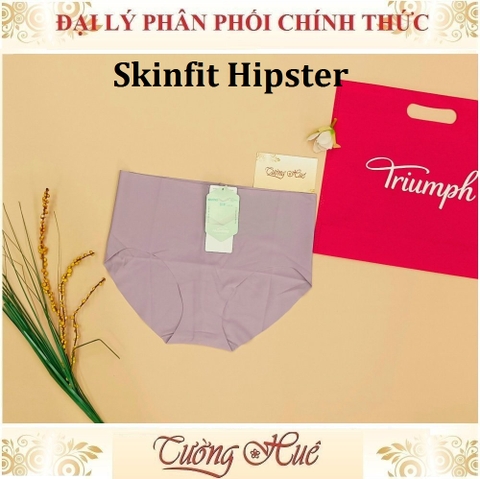 Quần lót nữ Triumph Skinfit Hipster su trơn lưng cao.