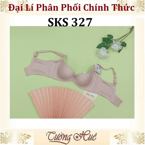 Áo Lót Nữ Darlin SKS 327 Có Gọng Trơn Mút Mỏng Lưng Bảng To.