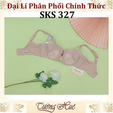 Áo Lót Nữ Darlin SKS 327 Có Gọng Trơn Mút Mỏng Lưng Bảng To.