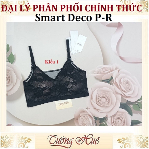 Áo Bra Nữ Triumph Smart Deco P-R Không Gọng Mút Mỏng 2 Kiểu Mặc.