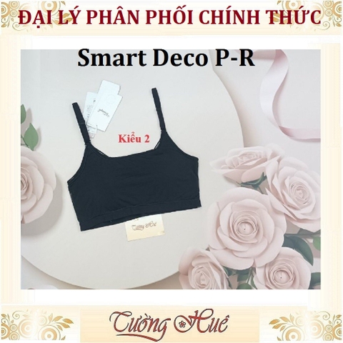 Áo Bra Nữ Triumph Smart Deco P-R Không Gọng Mút Mỏng 2 Kiểu Mặc.