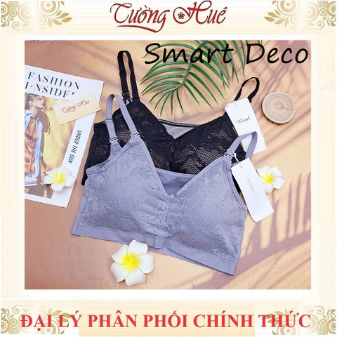 Áo Bra Nữ Triumph Smart Deco P-R Không Gọng Mút Mỏng 2 Kiểu Mặc.