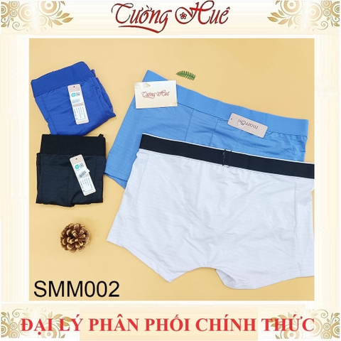 Quần Lót Nam marron SMM002 Dạng Đùi Boxer Lỗ Thông Hơi Form Lớn( Tăng 1 Size).