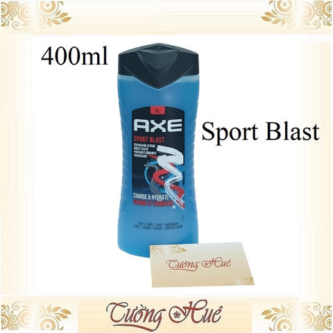 Tắm Gội Rửa Mặt Nam Axe 3in1 Size XL Nhiều Mùi - 400ml