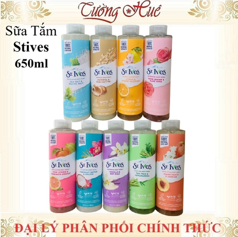 Sữa Tắm St.Ives Body Wash Nhiều Mùi - 650ml