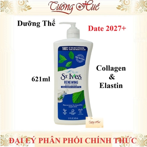 Sữa Dưỡng Thể St.Ives Body Lotion Dưỡng Trắng Da Nhiều Mùi Lựa Chọn - 621ml