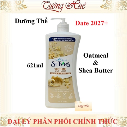 Sữa Dưỡng Thể St.Ives Body Lotion Dưỡng Trắng Da Nhiều Mùi Lựa Chọn - 621ml