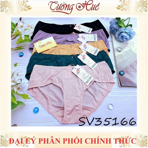 Quần Lót Nữ Bon Bon SV35166 Vải Mềm Mịn Trơn Lưng Cao.