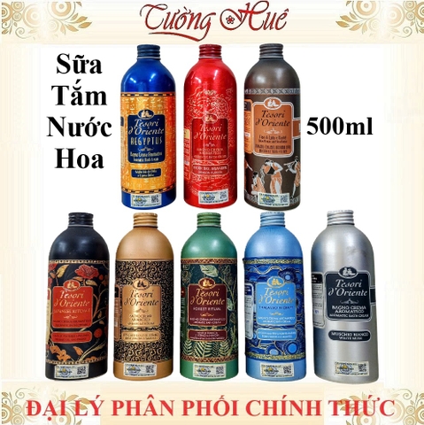 Sữa Tắm Nước Hoa Tesori d'Oriente Aromatic Bath Cream - 500ml (Có Lựa Mùi)