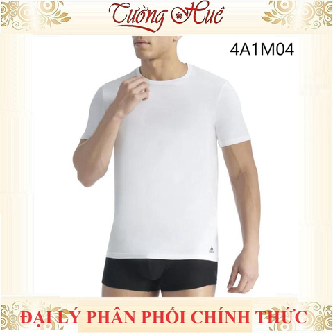 Áo Lót Nam Adidas 4A1M04 Thun Cotton Cổ Tròn Kiểu T Shirt (FORM ÁO LỚN, KHÁCH NÊN LÙI 2 SIZE)