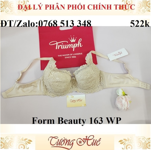 Áo lót nữ Triumph Form & Beauty 163 WP ren mỏng lưng bảng to.
