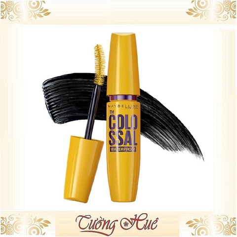 Mascara Maybelline The Colossal Waterproof Ngăn Rụng Và Dày Mi - 9.2ml.