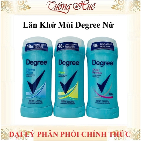 Lăn Khử Mùi Degree Nữ Nhiều Mùi Lựa Chọn - 74g