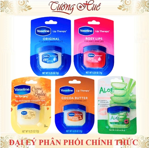 Sáp Dưỡng Môi Vaseline Lip Therapy Nhiều Mùi - 7g