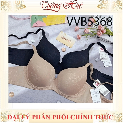 Áo Lót Nữ Wacoal VVB5368 Áo Lót Mặc Áo Dài Có Gọng Bản Lưng Lớn 3 Móc Cài