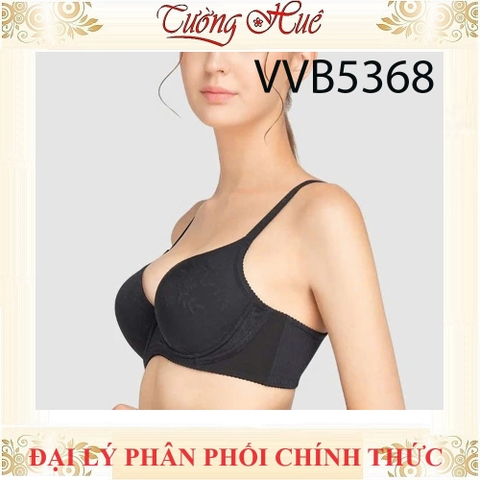 Áo Lót Nữ Wacoal VVB5368 Áo Lót Mặc Áo Dài Có Gọng Bản Lưng Lớn 3 Móc Cài